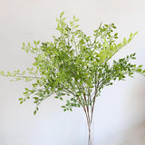41.3" Real Touch Leaf Artificial Eucalyptus Branches Stem Faux Eucalyptuses Wedding Bouquet Centerpiece Home Decor (3Pcs)