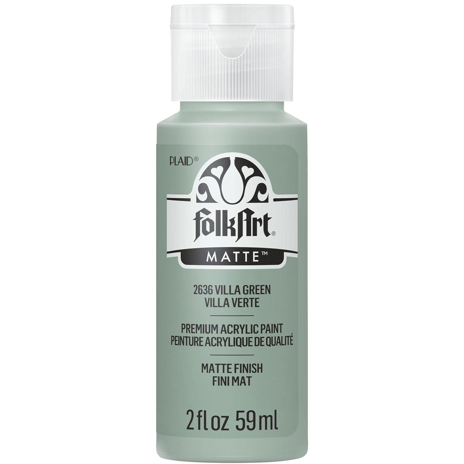FolkArt Paint, Villa Green 2 Fl Oz