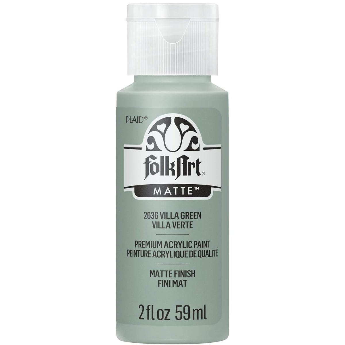 FolkArt Paint, Villa Green 2 Fl Oz