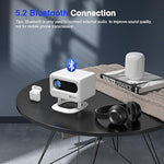 Electric Focus Mini Projector, 1080P, WiFi, Bluetooth, ±50° Keystone, Portable