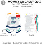 Big Dot of Happiness Blast Off to Outer Space - 4 Rocket Ship Baby Shower Games - 10 Cards Each - Gamerific Bundle