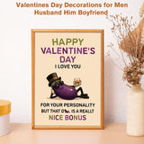 Happy Valentines Day Card Gifts Decorations For Him Men Husband Boyfriend, Mens Husband Valentine'S Day Cards Gifts Decor Ideas Funny Unique
