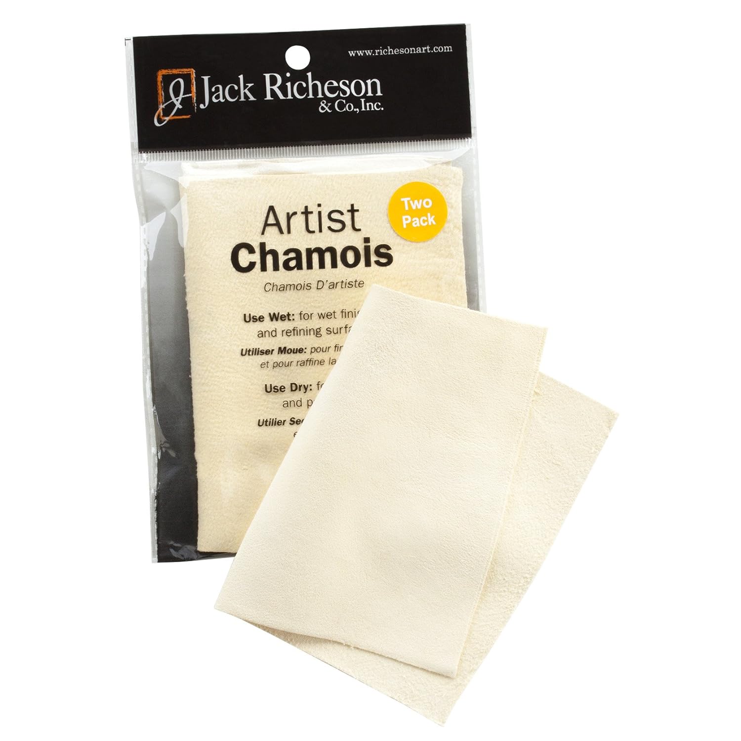 Jack Richeson 710260 Artist Chamois 2 Pack 5 x 7