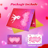 Happy Anniversary Cards With Music & Lights, Romantic 3D Pop Up Love Letter, Heart Shape & Rose Wedding Valentine Anniversary Cards For Couple Husband Wife Him Her, I Love You Greeting Card