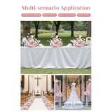 2Pcs19Inch Pink Free Standing Flowers Ball Bouquet Artificial Rose Arrangements Balls For Wedding Centerpieces Tables Chair Aisle Runner Flowers Decoration