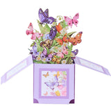 3D Pop Up Butterfly Birthday Box Cards With Colorful Rhinestones, 3D Bling Birthday Card, Greeting Gift Card For Female, Mom, Wife, Sister, Daughter In Law- Includes Notecard&Envelope