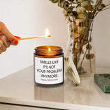 Retirement Gifts For Women, Funny Retirement Candle, Going Away Leaving New Job Retired Gifts For Women, Men, Friends, Coworker, Teacher, Sandalwood & Rose Scented, 7Oz