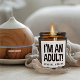 Funny Adulting Gifts For 18 Years Old, Birthday Gifts For Daughter Sister Adult, I'M An Adult Just Not Like A Real One Scented Candles