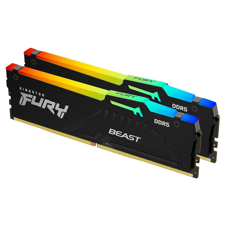 Fury Beast Rgb 32Gb (2X16Gb) 6000Mt/S Ddr5 Cl36 Desktop Memory Kit Of 2 | Infr