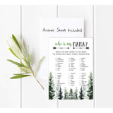 My Mommy Name Activity Cards Greenery Baby Shower 50 Sheets Who Is My Mommy Greatest Adventure Baby Shower Game