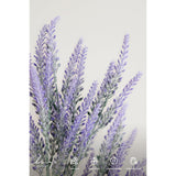 Artificial Purple Lavender, 4 Bushes Fake Lilac Flower For Wedding Bouquet Diy Table Centerpieces And Floral Arrangement Decoration