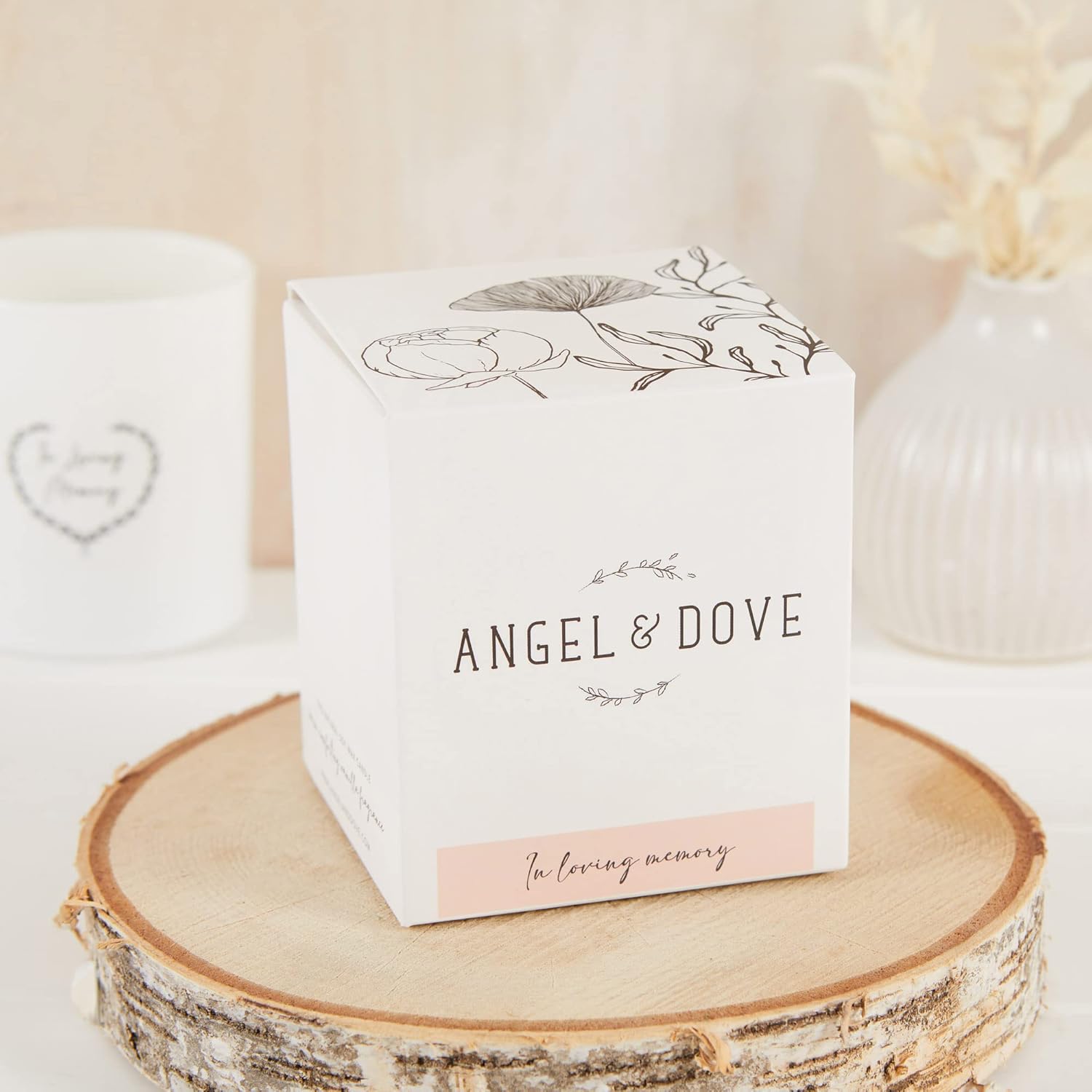 'In Loving Memory' Soy Wax Remembrance Candle - Sympathy Gift, Memorial To Light In Memory Of A Loved One