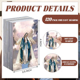 120 Pcs Catholic Holy Prayer Cards 4X2.5Inchs 12 Styles Catholic Prayer Card Set With Catholic Saints And Prayers Catholic Religious Gifts For Women, Men, Mother, Father, Godfather, Godmother