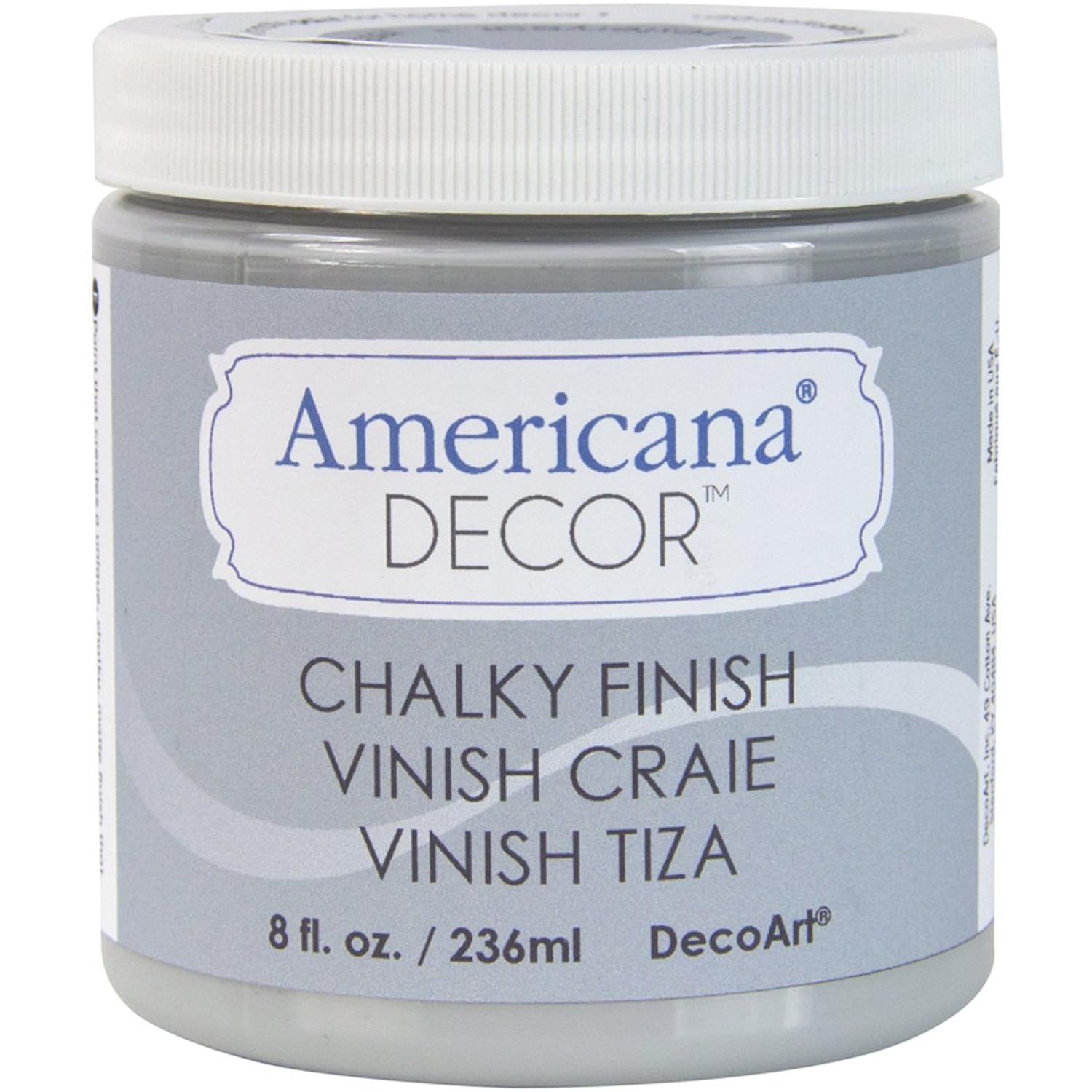 DecoArt ADC-27 Americana Chalky Finish Paint, 8-Ounce, Yesteryear