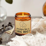 Gifts For Women, Sending You A Big Hug, Thinking Of You Gifts, Get Well Soon Condolence Gift For Her, Miss You Gift For Friends, Presents For Mom Dad Coworker -Lavender Scented Candle