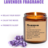 Mommom Noun Candle - Gift For Mommom - Mother'S Day Candle - Mommom Gifts - Mommom Definition - Lavende Scented Candles - Soy Candle For Home Scented