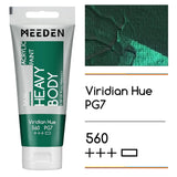 Acrylic Paint Viridian Hue: Bundled With Titanium White Color - 100Ml/3.38Oz X 2 Bulk Heavy Body Acrylic Paint Tubes For Art Craft Painting
