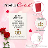 Funny Valentines Day Card For Husband Wife - Sarcastic Valentines Day Gifts Cards For Him Her Husband Wife - Will You Be My Valentine Card Valentine Card With Envelope For Married Couples