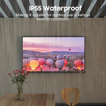 65" Smart Outdoor TV, 4K Weatherproof, IP55, 1000 nit, Google TV, Deck Pro 2.0
