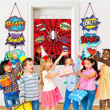 Spider Birthday Party Games Decorations, Pin The Sticker On The Spider Party Games For Kids Spider Theme Party Supplies Favors - 27 Stickers