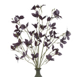 6 Pcs Artificial Greenery Branches Fake Greenery Stems Artificial Plants For Vase Filler, Faux Leaves Branches For Diy Home Centerpieces Table Decor(Plum)