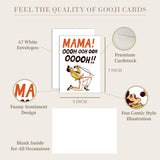 5X7 Funny Mother’S Day Card For Mom With Freddie Mercury Inspired Design, Birthday Card For Mother From Husband, Son, Wife Or First Born, Custom Hilarious Mothers Day Card
