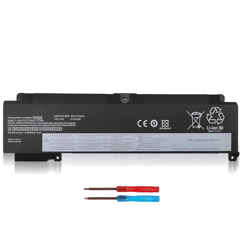 01Av406 Laptop Battery Replacement For Lenovo Thinkpad T460S T470S Series Note