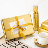 Mini Wrapping Paper Roll-46.8 Sqft. Matte Gold Solid Color For Birthday, Christmas, Wedding, Baby Shower, Holiday, Bridal Shower-17In X 33Ft