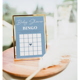 Blue Boy Baby Shower Games And Activities, Minimalistic Design, Bingo, What'S In Your Phone, Guest Quest, Who Knows Mommy Best, 25 Pack