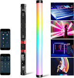 BD25R RGB Tube Light 25W Handheld Wand Full Color LED Video Light with App DMX Control