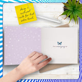 Nan Birthday Card - Jar Of Butterflies - Happy Birthday Card For Nan From Grandson Granddaughter, 5.7 Inch Beautiful Natural Bday Greeting Cards