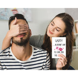 Happy Valentine'S Day Cards For Him, Naughty Valentines Gifts For Husband From Wife Funny Valentines Day Card With Envelope For Him Husband Boyfriend Fiancé