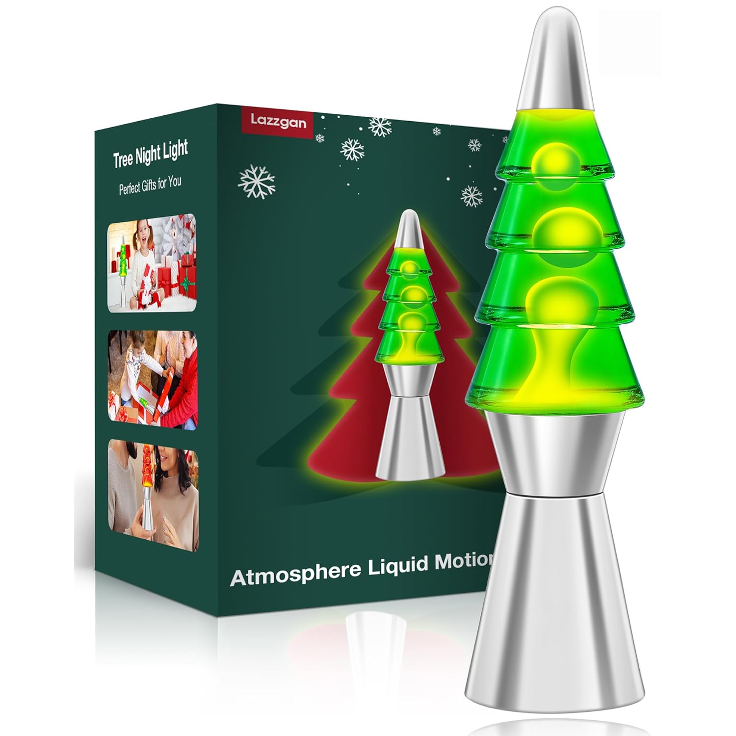 Tree Liquid Motion Lamp,For Mother'S Day/Mom Gifts,14.5 Inches Table Lamp Christmas Indoor Decorations For Adults And Kids, Mood Lighting Home Decor Lav Night Light