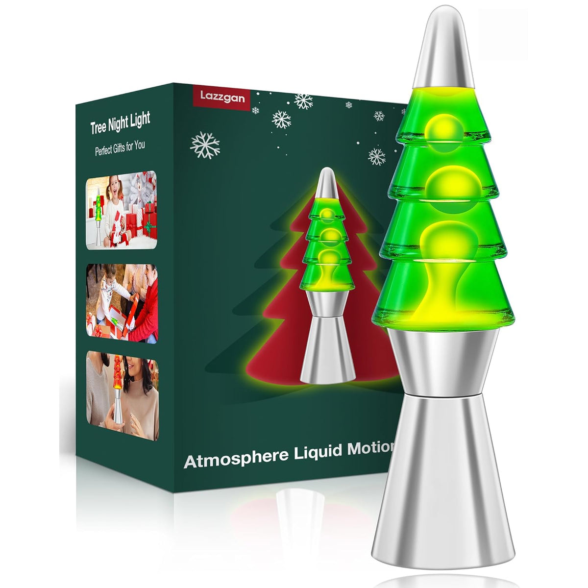 Tree Liquid Motion Lamp,For Mother'S Day/Mom Gifts,14.5 Inches Table Lamp Christmas Indoor Decorations For Adults And Kids, Mood Lighting Home Decor Lav Night Light
