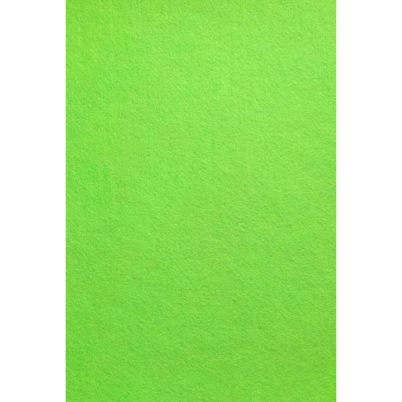 Felt (Lime Green - Pms 376) Sticky Back, A4 Sheet (8.27" X 11.69"), Th