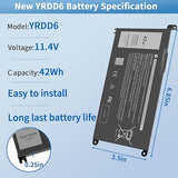 42Wh YRDD6 Laptop Battery Replacement for Dell Inspiron 15 3000 3583 3593 3582 3584 Series