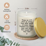 Memorial Candle Gift, Condolence Remembrance Gifts For Loss Of Loved One, Mother, Father, Brother, Sister, Sympathy Cande For Loss, Memorial Bereavement Gifts