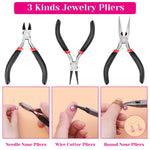 Jewelry Making Supplies Kits For Adults With Jewelry Making Tools, Earring Charms, Wires, Findings And Helping Hands For Jewelry Making And Repair