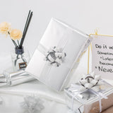 Metallic Silver Wrapping Paper Roll - 17 In X 32.8 Ft(46.5 Sq.Ft.) Solid Color Silver Gift Wrap With Cutting Lines For Christmas, Wedding, Birthday, Valentines Day, Mothers Day, Baby Shower