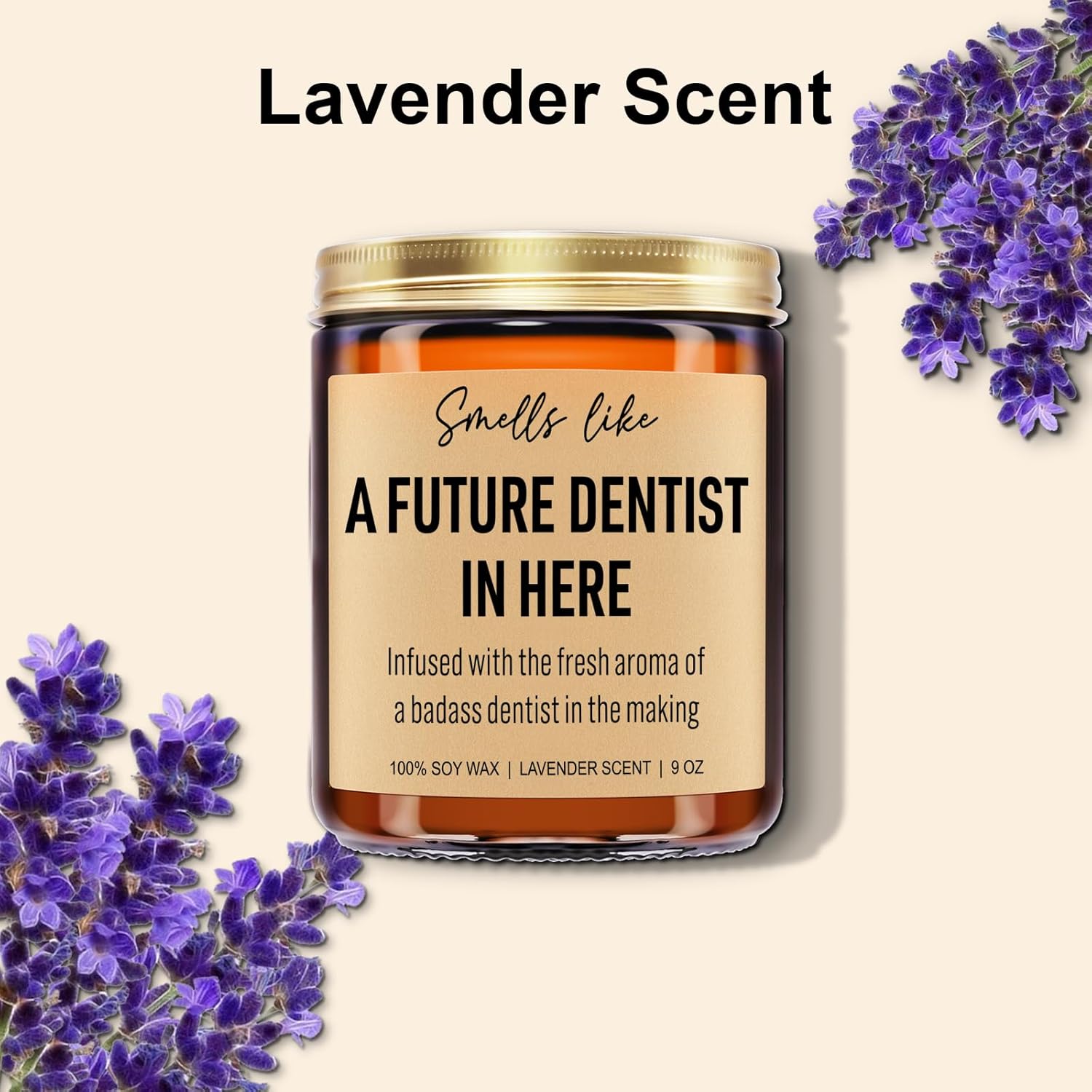 Funny Future Dentist Candle, Dentist Gifts, Dental Hygiene, Dental Hygienist Gifts For Women, Men, Coworkers - Dentists Christmas, Dental School Student Graduation, Dental Office Decor - 9 Oz