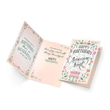 Happy Birthday Card For Aunt, Made In America, Eco-Friendly, Thick Card Stock With Premium Envelope 5In X 7.75In, Packaged In Protective Mailer