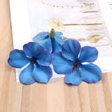 Stargleam 100Pcs/Lot Spring Silk Orchid Artificial Flower Heads Gladiolus Cymbidium Flowers For Wedding Decoration (Royal Blue)
