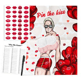 Bachelorette Party Games Funny Large Poster Pin The Lips Games For Bacheloratte Bridal Shower Wedding Bachelor Girls Night Party Games, Bachelorette Party Supplies Decor