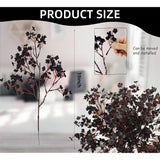 Artificial Black Flowers, 10 Pcs Fake Baby'S Breath, Black Gypsophila Faux Flowers For Halloween Home Decor, Gothic Decor, Floral Arrangement, Table Centerpieces (10, Black)