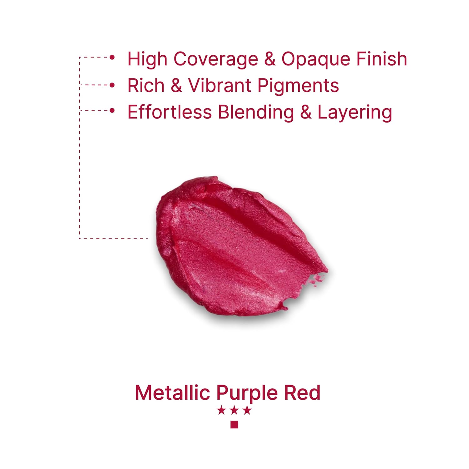 Gouache Metallic Purple Red Refills (50Ml/1.7Oz)|Intense Pigments, Easy Color Refill (2 Pcs.)