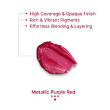 Gouache Metallic Purple Red Refills (50Ml/1.7Oz)|Intense Pigments, Easy Color Refill (2 Pcs.)