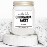 You Nique Designs Smells Like Chihuahua Farts Soy Candle 8Oz - Dog Farts Candle Chihuahua Owner Presents - Funny Gifts For Women, Men - Dog Mom Gifts For Pup Lovers (Lavender & Vanilla)