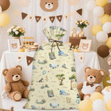 1 Pcs Extra Large Plastic Gift Bag, Bear Oversized Favors Gift Bags, Large Gift Wrapping Bags For Baby Shower Gender Reveal Birthday, Pooh Party Favors Supplies Decoration, 56" X 36"