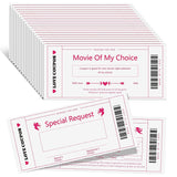 20 Pcs Love Vouchers For Him Her Valentine'S Vouchers For Sweet Couples Fun Date Night Cards For Husband Wife Boyfriend Or Girlfriend Couple Gift For Valentine'S Day, Anniversary(White)