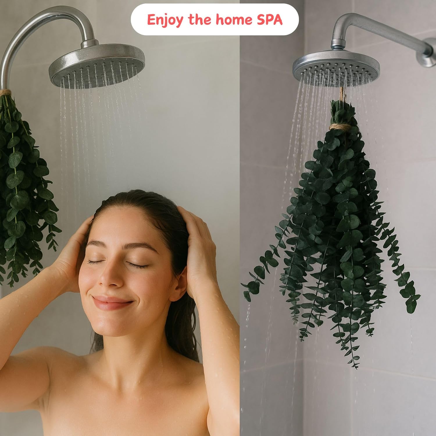 20 Pcs 17" Preserved Eucalyptus Shower & Decor Stems - Natural Aromatherapy Branches For Spa, Vase Fillers, Wedding, And Home Decoration